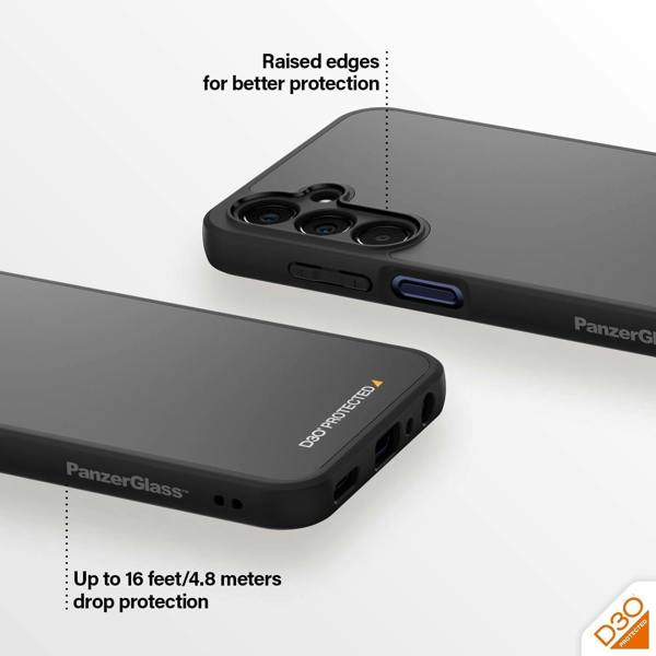 PanzerGlass Panzer Glass Military Grade Standard Hard Case for Samsung Galaxy A25 5G 6.5" Black Edition - 0468