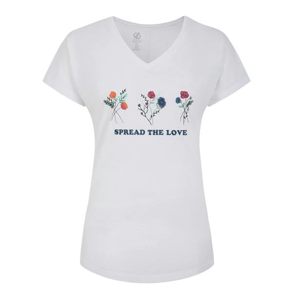 Regatta Womens/Ladies Calm Floral T-Shirt - White - 
