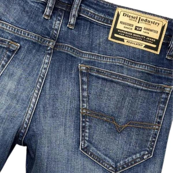 Diesel Mens Thommer-R Jeans - Dark Blue - 