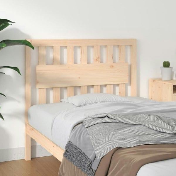 Berkfield Bed Headboard 105.5x4x100 cm Solid Wood Pine