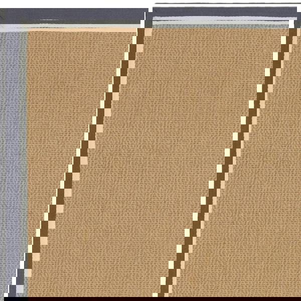 Asiatic Bordo Herringbone Jute Slate Rug