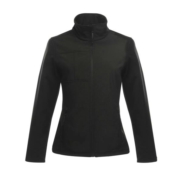 Regatta Womens/Ladies Octagon II Waterproof Soft Shell Jacket - Black/Black