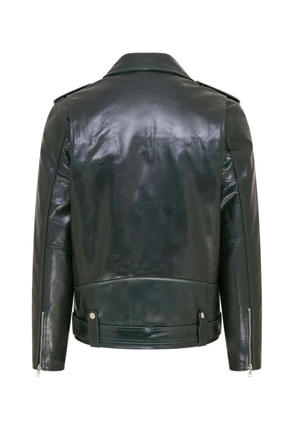 Infinity Leather Mens Cow-Hide Biker Brando Jacket - Pargas