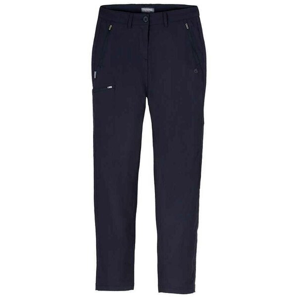 Craghoppers Womens Expert Kiwi Pro Stretch Hiking Trousers - Dark Navy - Dark Navy - 96% Recycled Polyamide/4% Elastane