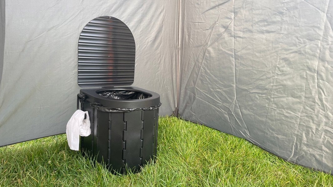 Folding Camping Toilet with Bag OLPRO