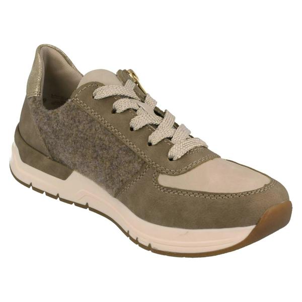 Rieker Ladies Rieker Casual Trainer With Side Zip 58902