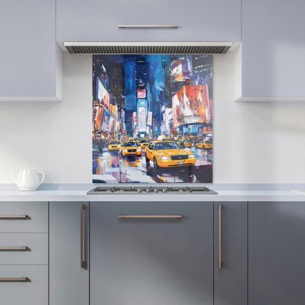 Warren Reed - Designer Neon Nights: Times Square Buzz Kitchen Splashback