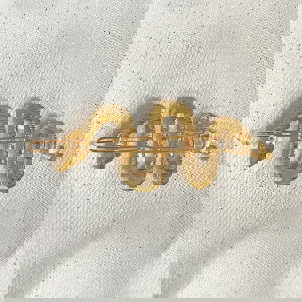 snake hair accessory hair clip back