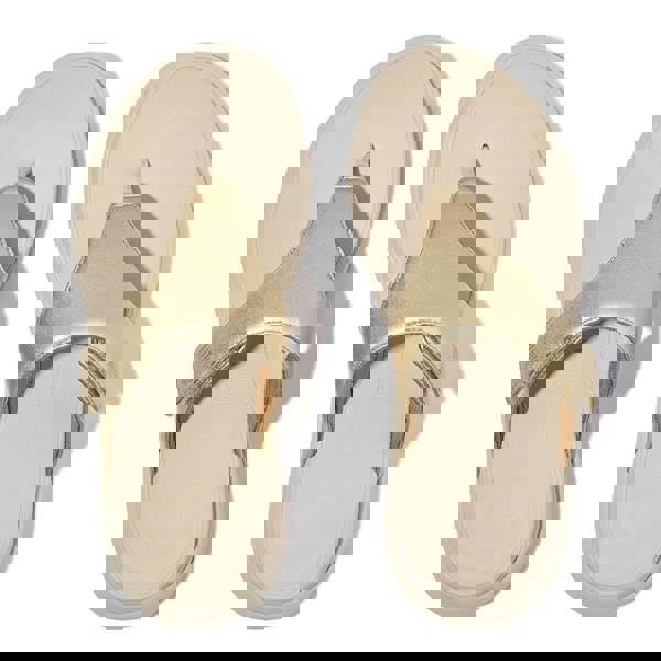 FitFlop F-MODE GO Womens Toe Post Sandals Platino