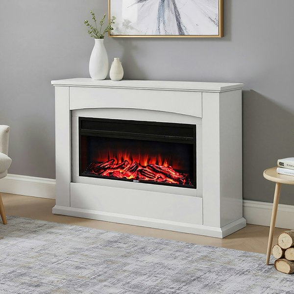 48 Inch Inset Electric Fireplace with LCD Display Freestanding Fireplaces