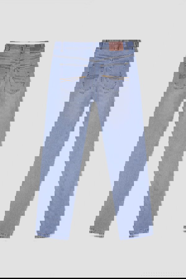 ENORSIA Mens Sky Loose Fit Blue Jeans