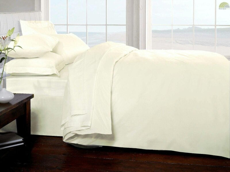 Brighton Hill Egyptian Cotton 200 TC Single Duvet Cover Cream