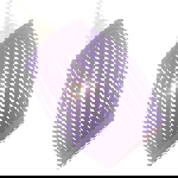 Modern Unique Grill Style Ceiling Pendant Lighting Shade in Soft Lilac Image 4