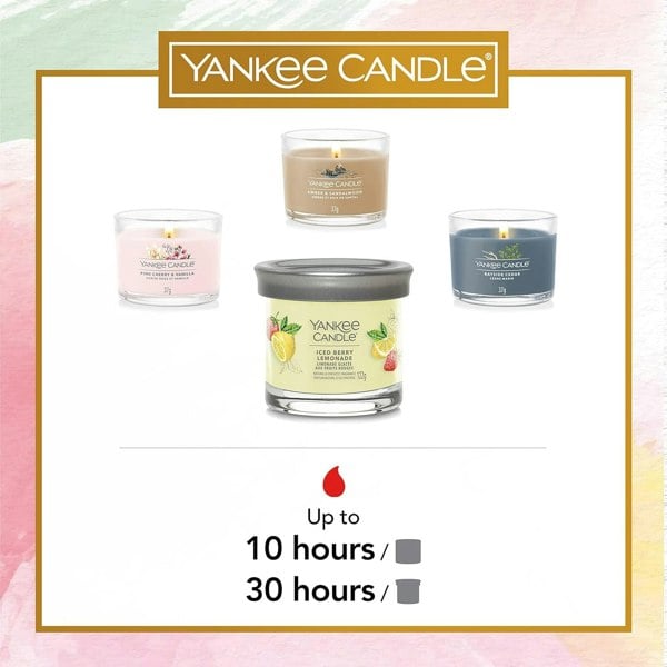 Yankee Candle Gift Set | 3 Scented Filled Votive Candles & 1 Signature Tumbler Candle