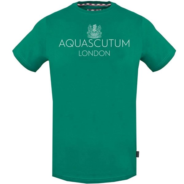 Aquascutum Bold London Logo T-Shirt - Green