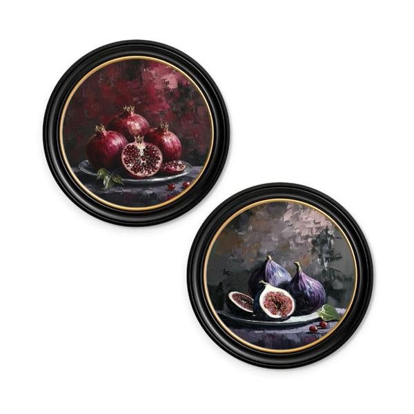 Exceptional Art The Forbidden Fruits - Oxford Round Frame