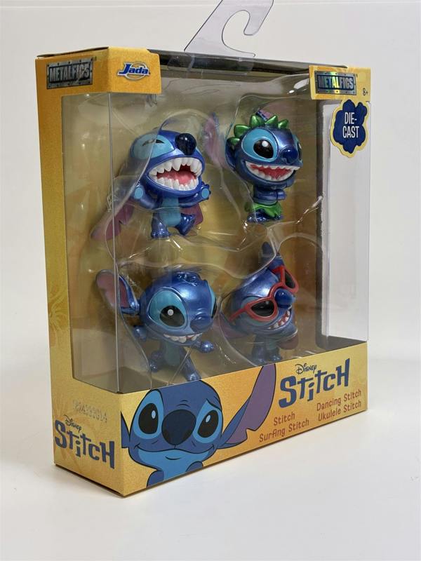 MCSlots Disney Stitch 4 Figure Set 2.5 Inches Jada 36205