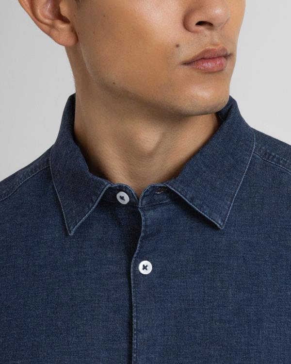 Steel & Jelly Bruera - Denim Long Sleeve Shirt