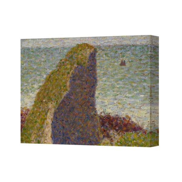 Benjamin Tate Design Impressionist Landscape Canvas Print Wall Art Seascape Cliff Scene