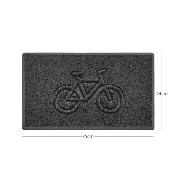 Nicoman "Cycle" Grey Spaghetti Doormat