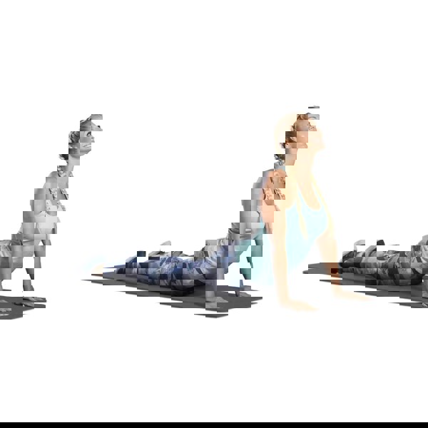 Yoga Pose using the HXGN 10mm Exercise Mat