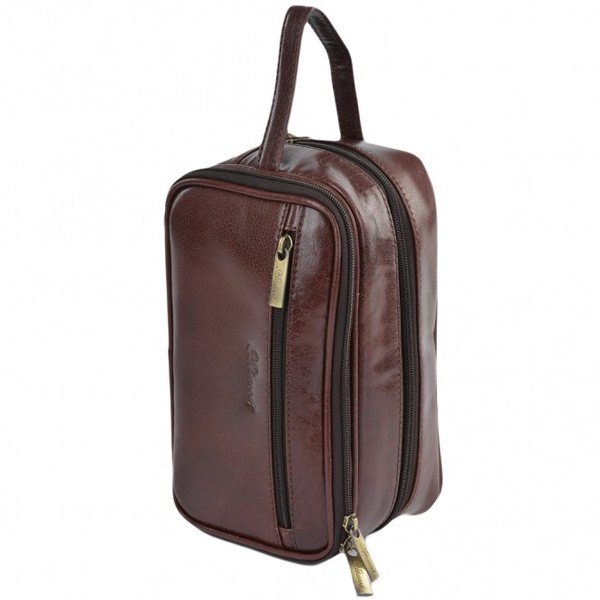 Ashwood Real Leather Toiletry Washbag: 2080
