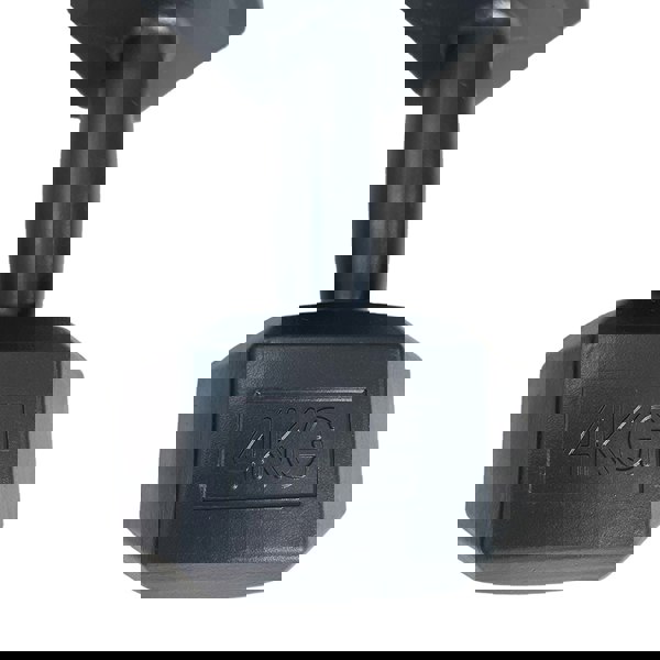 HXGN 2 x 4kg Hex Dumbbells