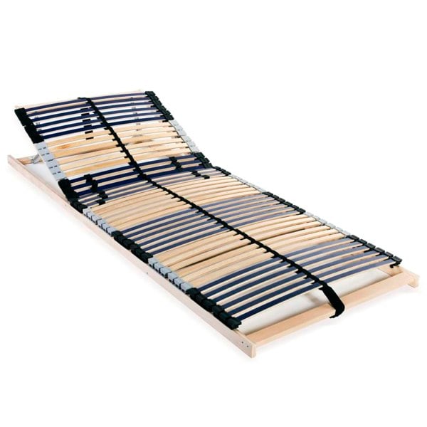 Berkfield Slatted Bed Base with 42 Slats 7 Zones 80x200 cm