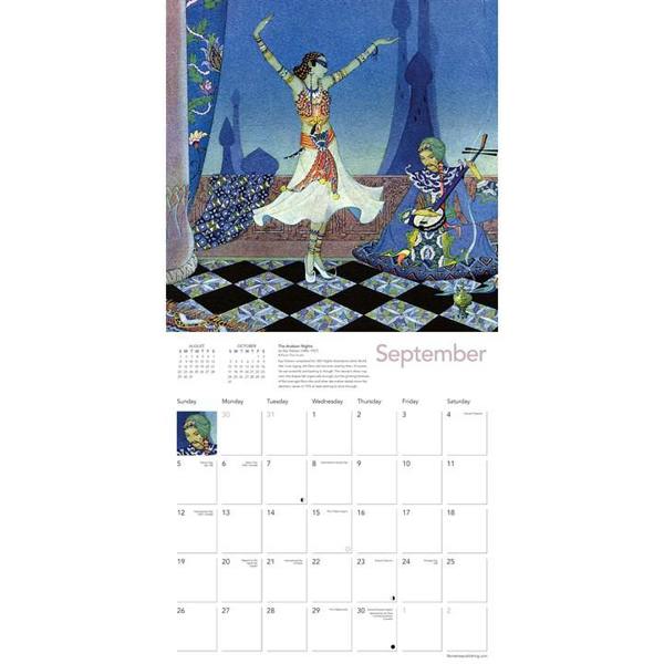 Art Deco Fairytales Calendar 2027, Wall Calendars, Month To View, Art, Gift