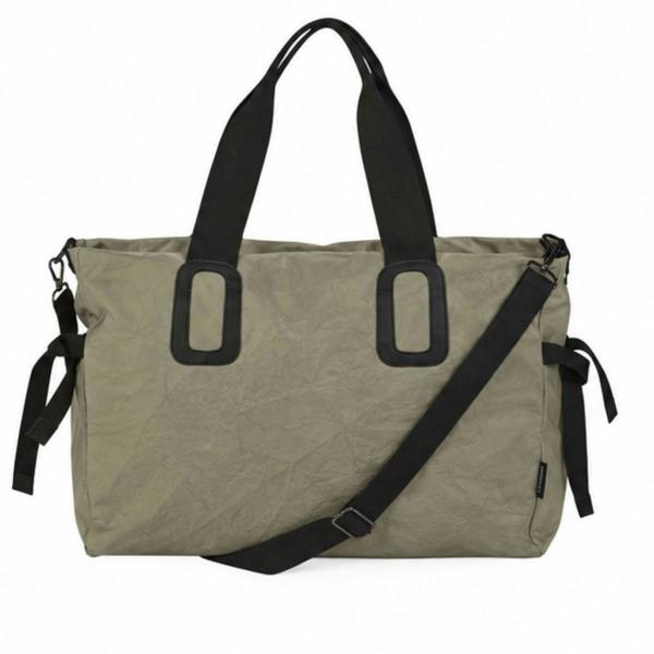 Lorenz Large Crinkled Nylon Travel Holdall
