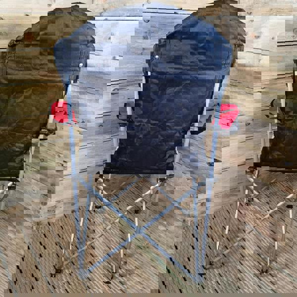 Samuel Alexander Luxury Padded High Back Folding Outdoor / Camping / Fishing Chair in Red