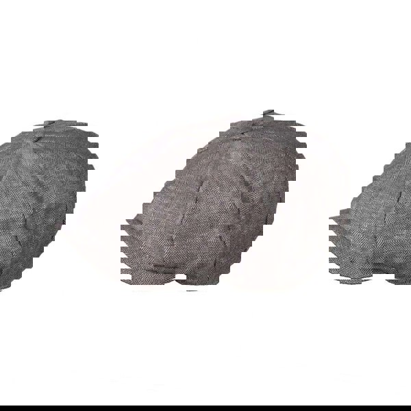 Carlyle Herringbone Linen Newsboy Cap - Unisex Design