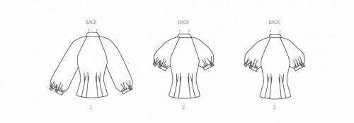 Simplicity Sewing Pattern 9818, Tops, Vintage Style for Women, H5 (6-8-10-12-14) - Easy