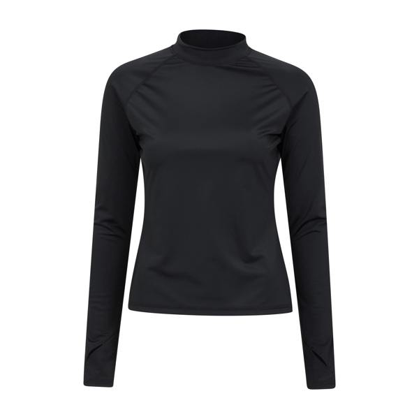 Mountain Warehouse Womens/Ladies Long-Sleeved Rash Guard - Black - 