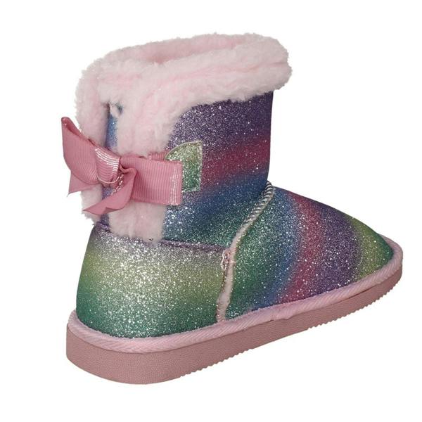 Spot On Girls Spot On Fur Trim Ankle Boots