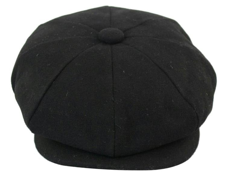 Infinity Leather Mens Peaky Blinders Newsboy 8 Panel Hat