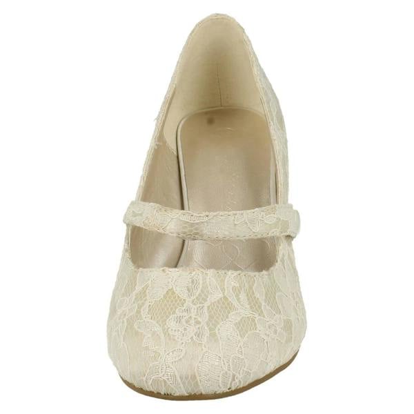 Anne Michelle Ladies Anne Michelle Low Heel Wedding Shoes