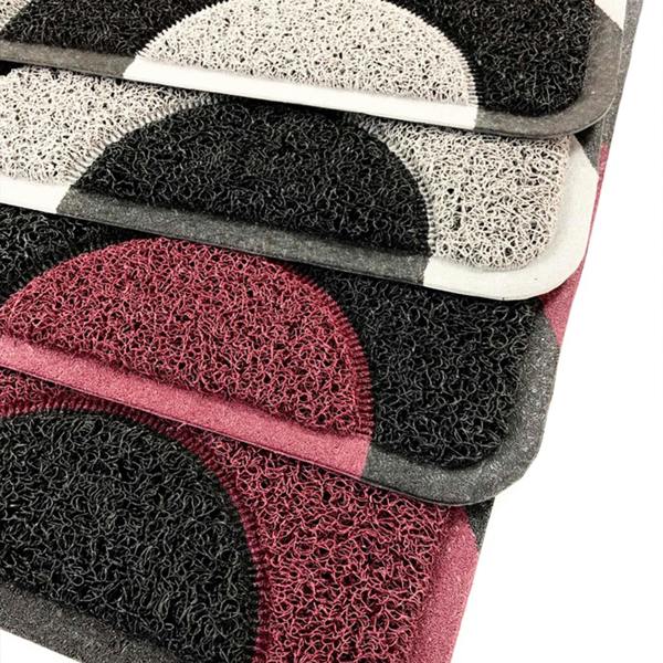 Nicoman Geo Circle Spaghetti Doormat 90x60cm