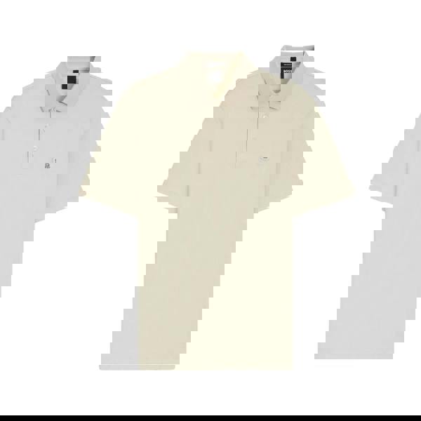 Boss Mens C-Parris Monogram Polo Shirt - Beige