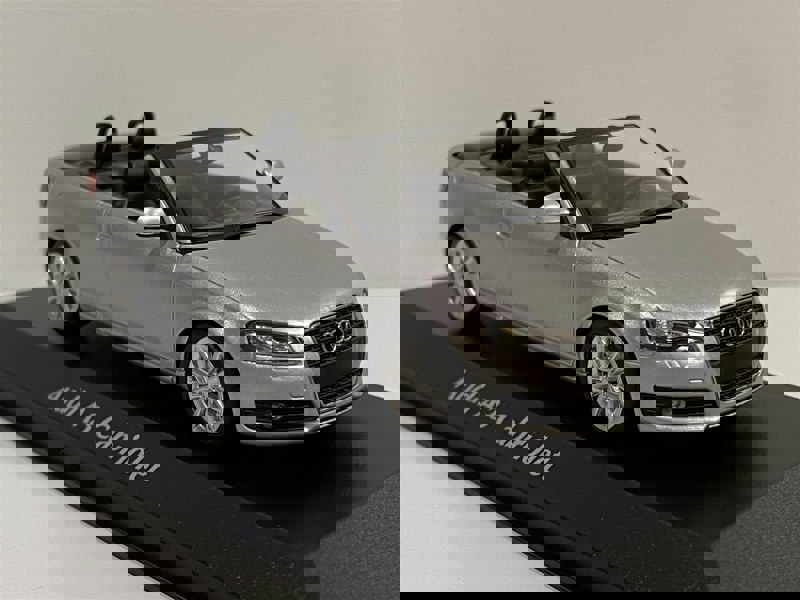 audi a3 cabriolet 2007 silver metallic 1:43 scale maxichamps 940017130