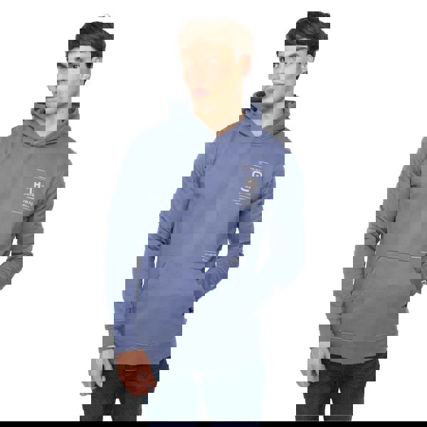 Crosshatch Mens Jamolat Hoodie - Denim Blue