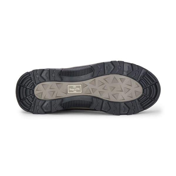 Hardwearing rubber outsole on Hoggs of Fife Corrie Adventure shoe, offers grip on wet, uneven terrain