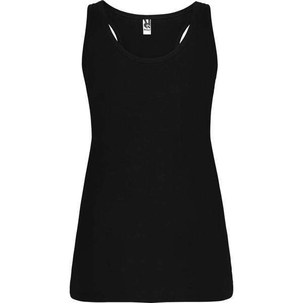 Roly Womens/Ladies Brenda Tank Top - Black - 