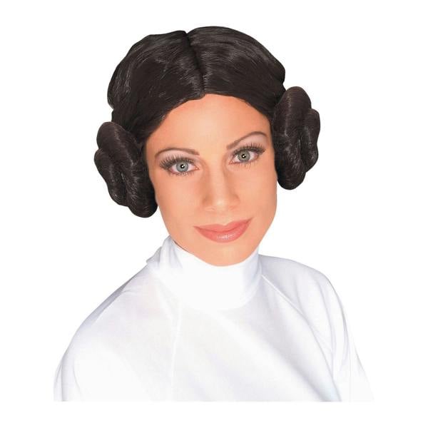 Bristol Novelty Unisex Adult Princess Leia Wig - Brown - 