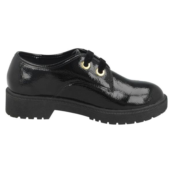 Spot On Girls Spot On Lace Up Mid Heel Shoes