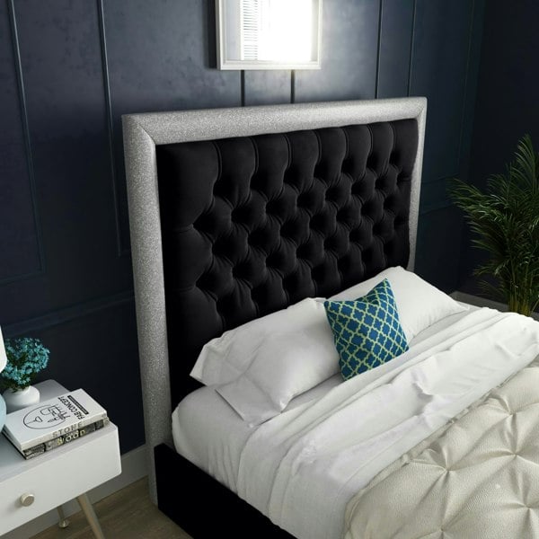 DS Living Cheltenham Bed - Double - 4ft6 - Black