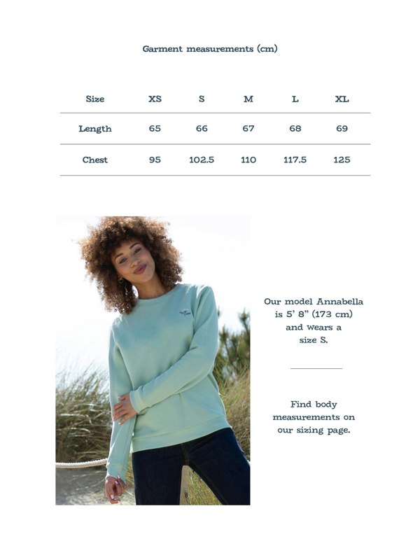 Kite Organic Whitecliff Sweatshirt Soft Spruce