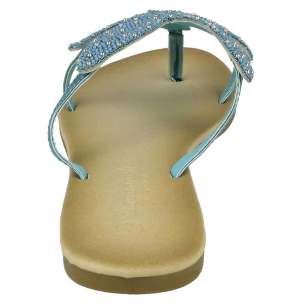 Savannah Ladies Savannah Beaded Starfish Toe Post Sandals