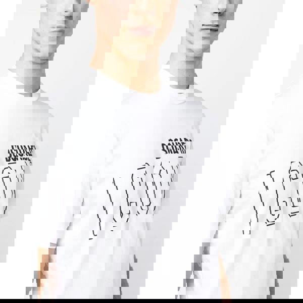 Dsquared Icon Outline T-Shirt   in  White