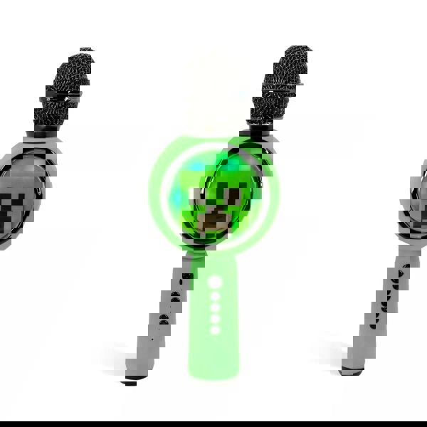OTL Minecraft Karaoke Microphone and Wireless Speaker with LED Lights
